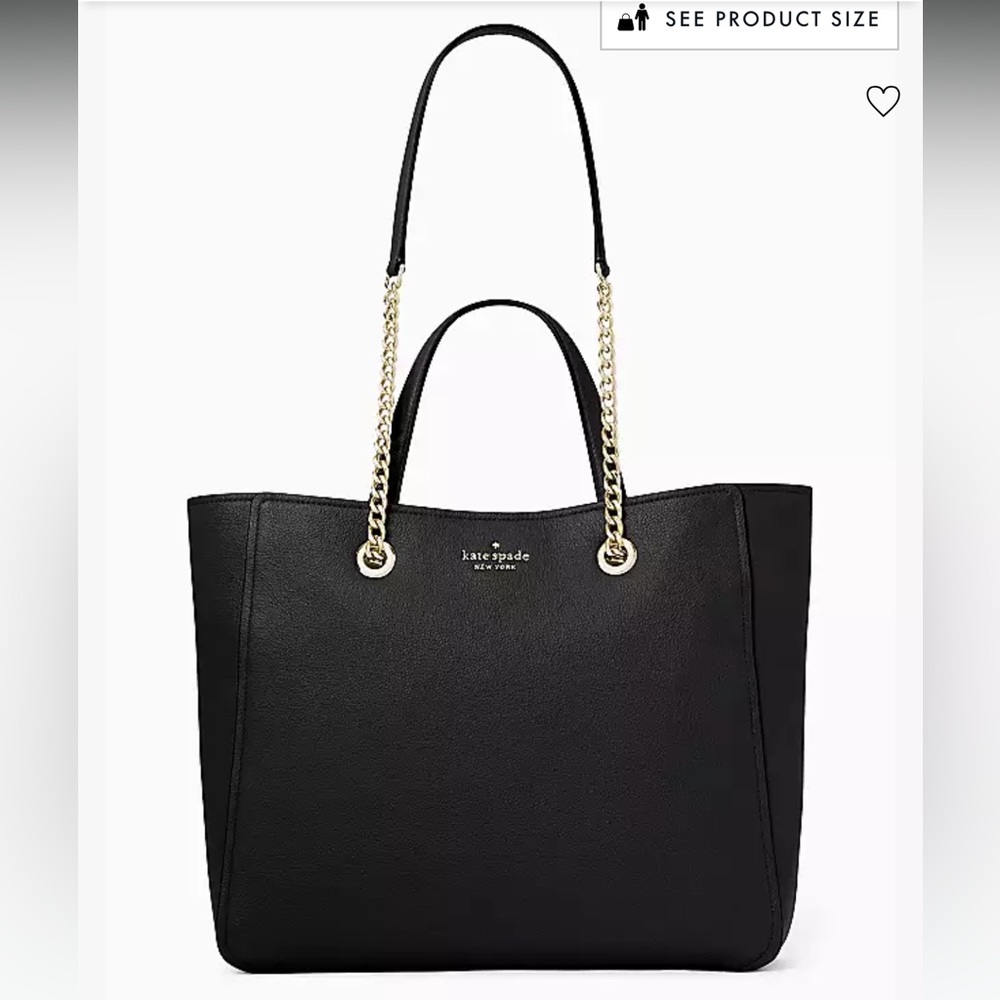Kate Spade Infinite Large Compartment Tote Black  ♠️